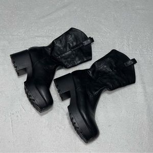 - koi footwear - wintu long chunky western boots